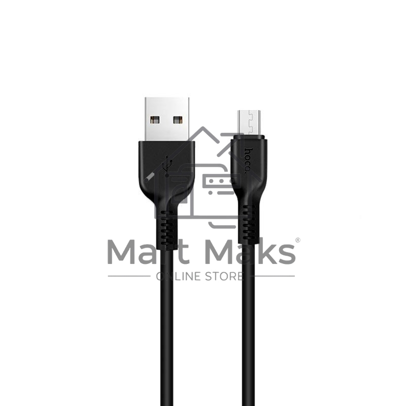 Кабель USB HOCO X20 Flash, USB - Micro USB, 2А, 3м, черный