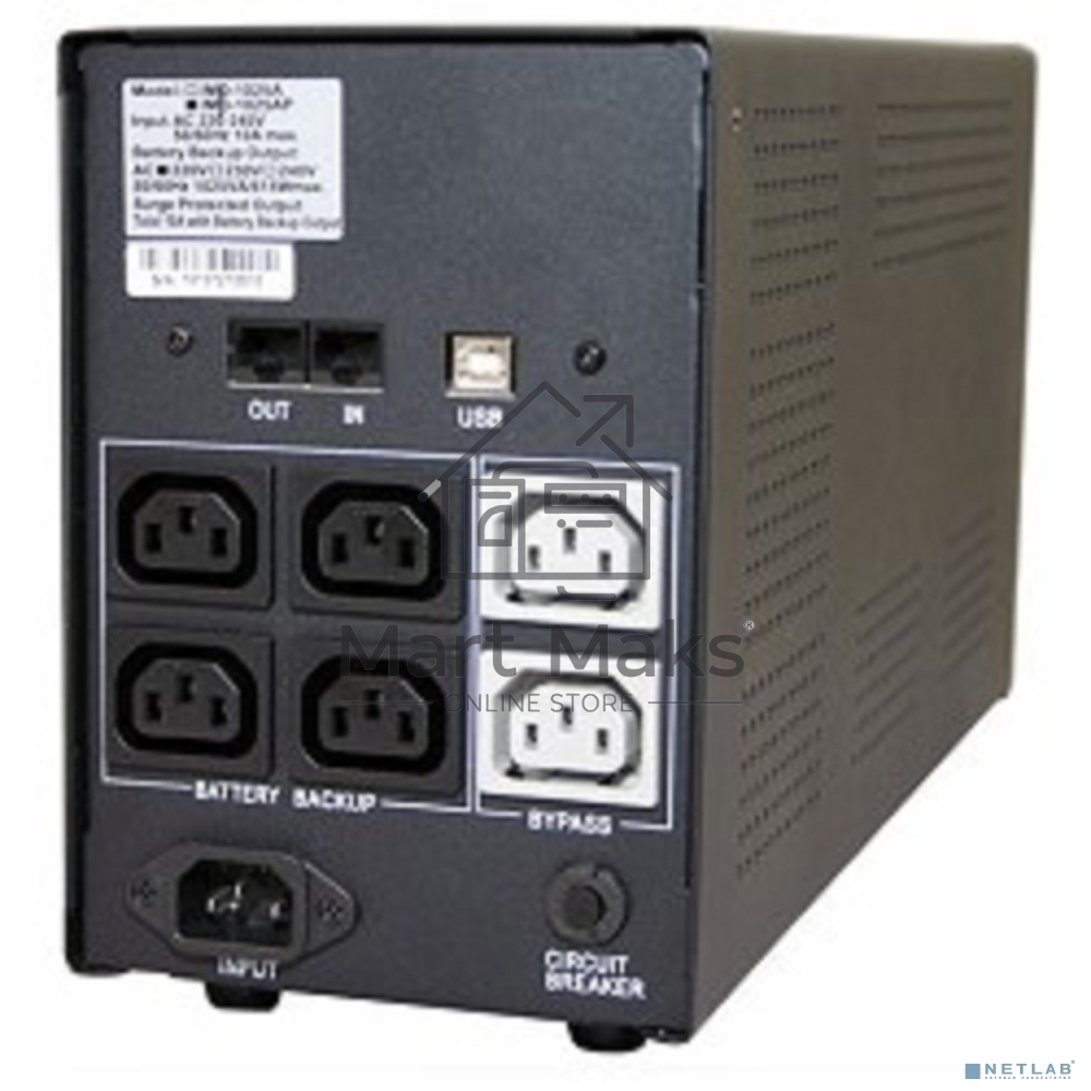 Источник бесперебойного питания Powercom Imperial IMP-1200AP 720Вт 1200ВА черный