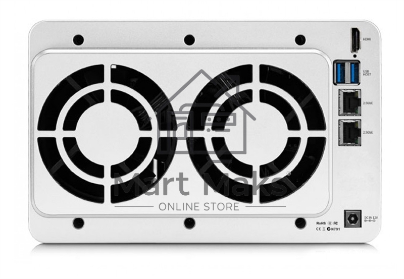 Сетевое хранилище TerraMaster Network Attached Storage (NAS) w/o HDDIntel Celeron N5095/5105 Quad Core 2.0GHz 2.5Gbps RJ45 X2
