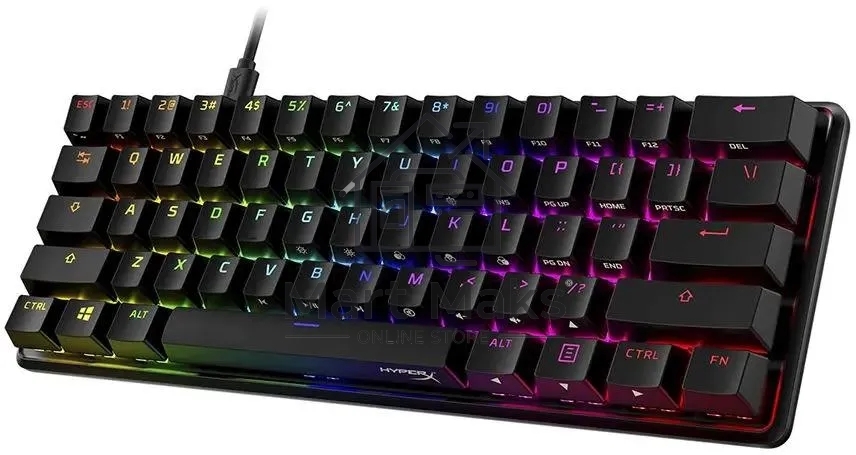 Клавиатура HyperX Alloy Origins 60 US (4P5N4AA#ABA) проводная, USB, черный
