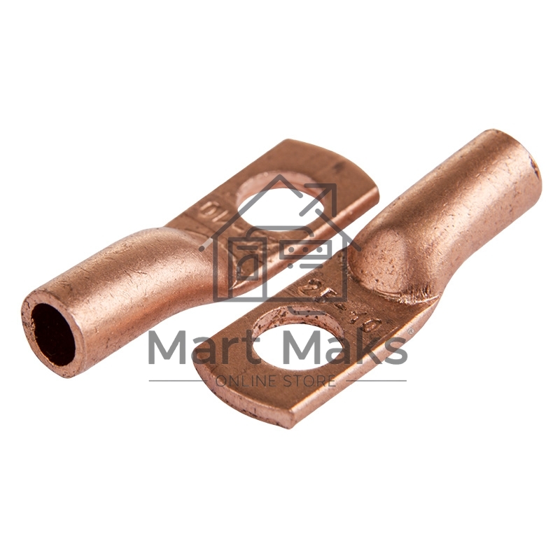 Наконечник медный ТМ Rexant 150-16-19 (150 мм² - Ø16 мм) (в упак. 10 шт.)