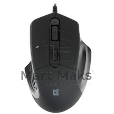 Мышь проводная Defender Datum MB-347 черный, 1600 dpi, USB, кнопки - 4
