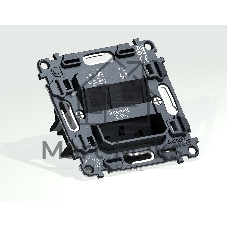 Механизм компьютерной двойной розетки RJ-45 (8P8C) CAT6 с автоматической защитной шторкой QUANT VM189