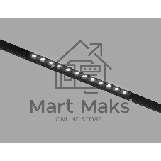 Трековый линейный светильник Ambrella light GL4495 BK черный IP20 12W 3CCT 3000-6000K SMART 48V 24° 218*22*25