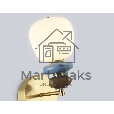Настенный светильник Ambrella light LH53168 SB/WH бронза/белый 8W 3000K 140*225*300