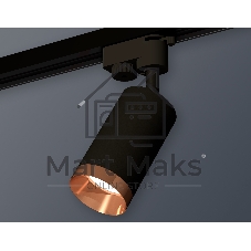 Светильник Ambrella light XT6323065 SBK/PPG черный песок/золото розовое полированное MR16 GU5.3 (A2521, C6323, N6135)