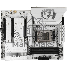 Материнская плата MSI MPG B850 EDGE TI WIFI, AM5, AMD B850, 4xDDR5, 4xSATA, 4xM.2, 1xPCIe 5.0 x16, HDMI, 1x5Gb LAN, USB Type-C, 2x3.5 мм, 7.1, ATX