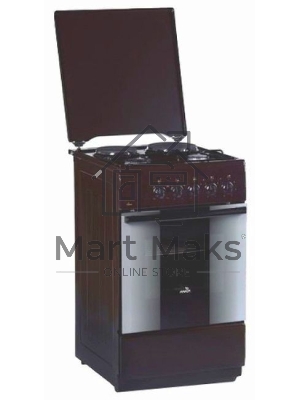 Плита комбинированная Flama RK 2211 B черный, конфорок 2 газовых и 2 электрических, духовка 50 л, 50 см x 85 см x 60 см