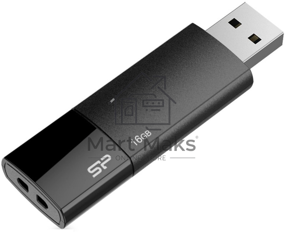 Флешка USB R/W Silicon Power USB Drive 16Gb Ultima U05 SP016GBUF2U05V1K USB2.0, Black