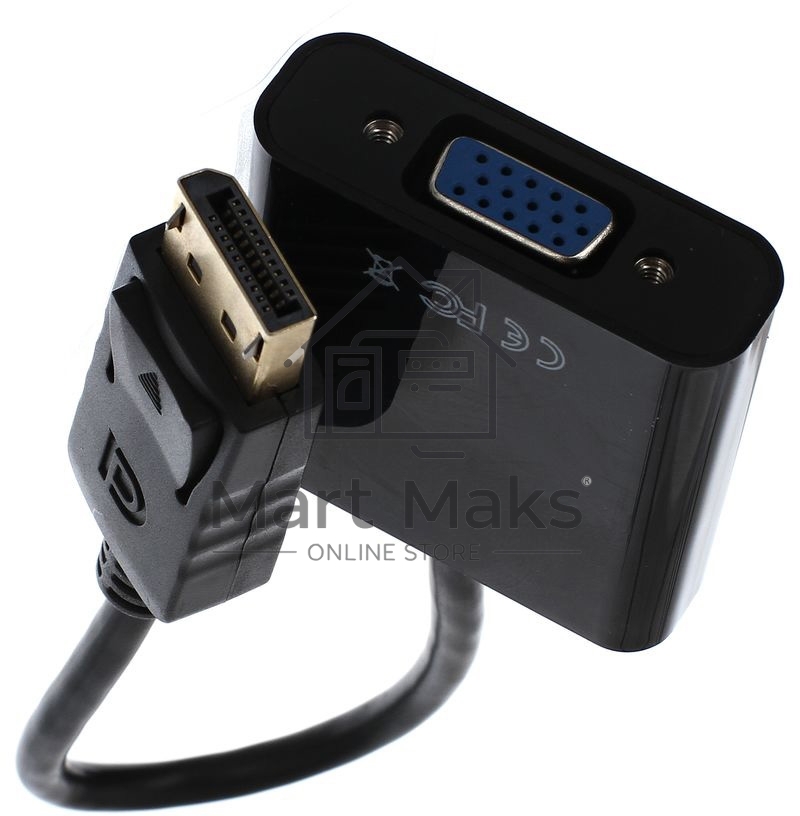 Кабель-переходник DP --> VGA-F 0,2m, Telecom (TA522)