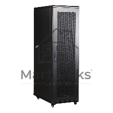 Шкаф коммутационный Lanmaster (TWT-CBB-27U-6X6-G1) 27U 600x600 мм пер. дв. стекл задн. дв. спл. стал. лист 2-хст. 2 бок. пан. 800 кг черный IP20
