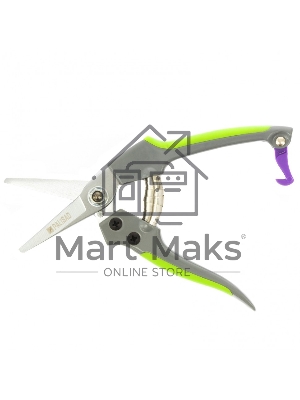 Секатор цветочный, 180 мм, металлические обрезиненные рукоятки Palisad