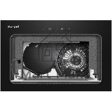 Вытяжка встраиваемая Weissgauff Aura 456 Touch Black Glass черный, 45 см, 900 м/ч, 47 дБ