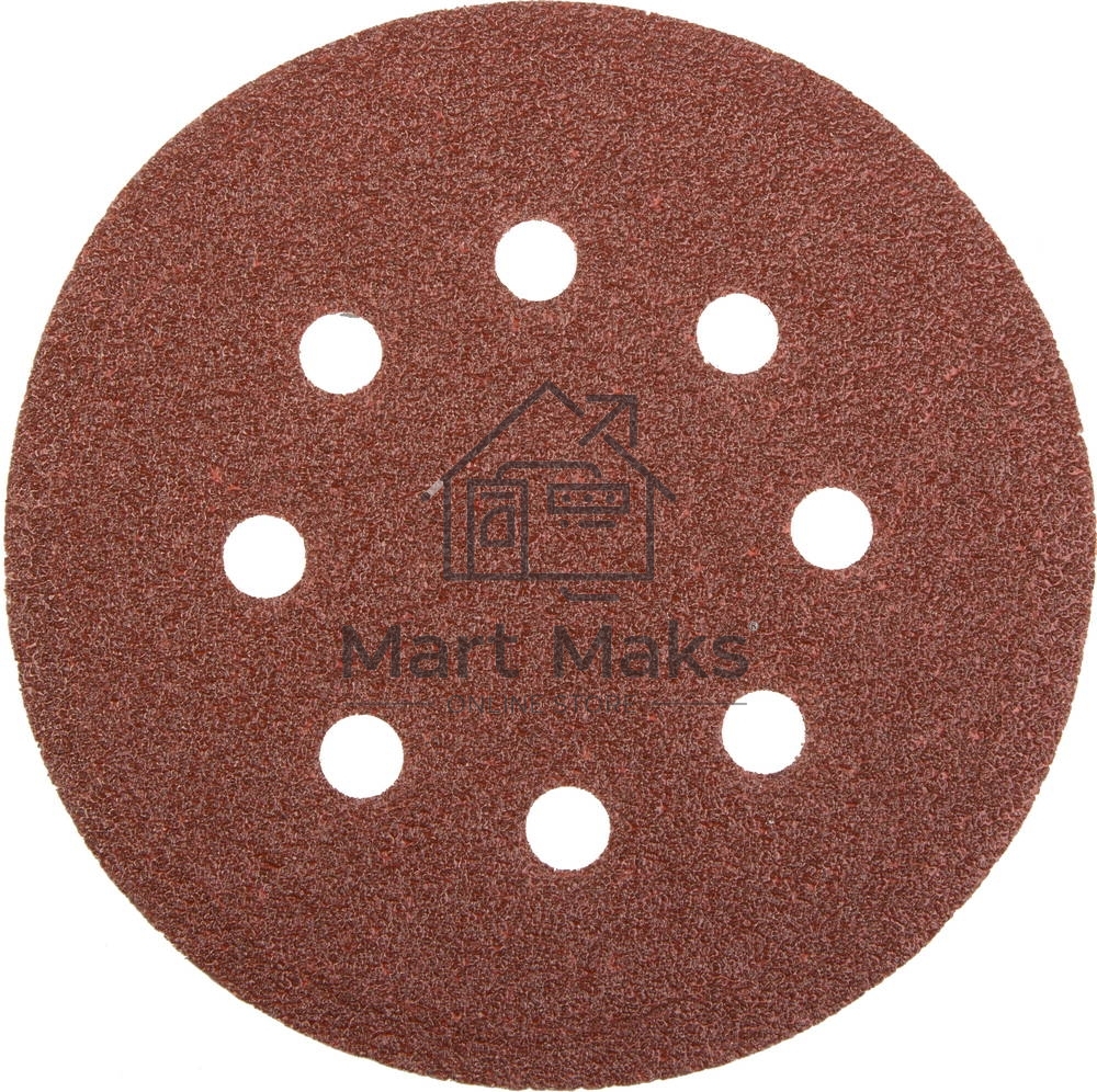 Круг фибровый STAYER MASTER 35452-125-0608 отверстий велкро P60 125мм 5шт.