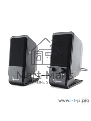 Акустическая система Gembird SPK-510, черный, 6 Вт, рег. громкости, разъем для наушников,USB-питание