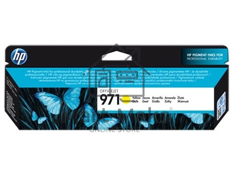 Картридж струйный HP 971 CN624AE желтый для HP OJ Pro X476dw/X576dw/X451dw/X551dw (2500стр.)