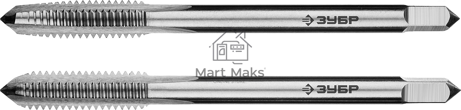 Метчики машинно-ручные ЗУБР М6х1,0, 2шт 4-28007-06-1.0-H2_z01