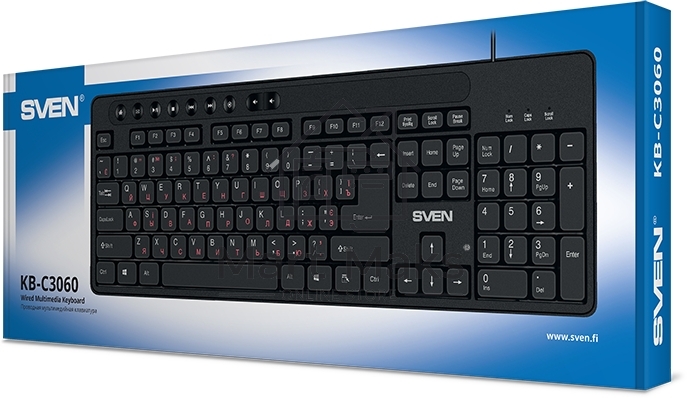Клавиатура SVEN KB-C3060 (113 кл.)	