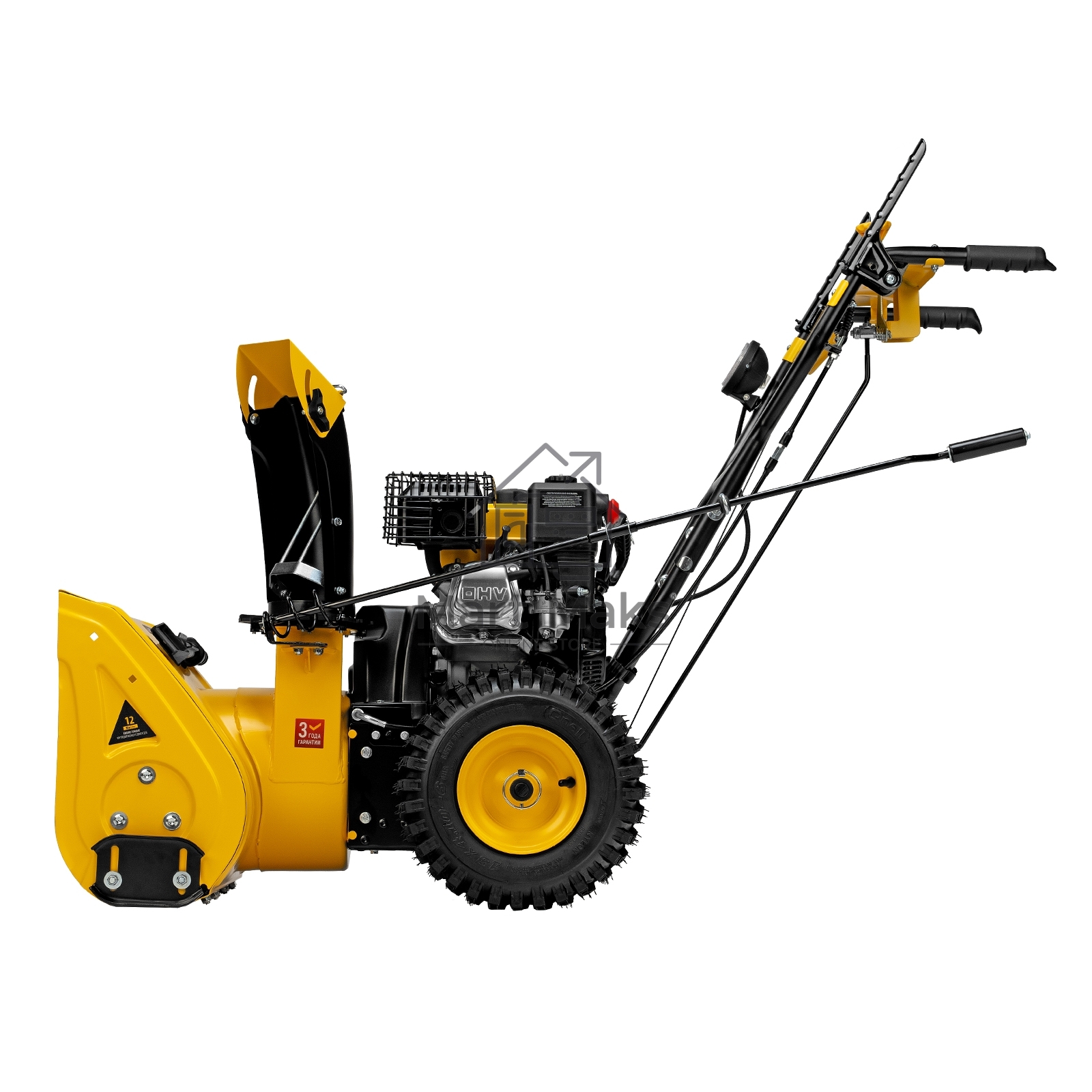 Бензиновая снегоуборочная машина SB 560 LP, 212cc, эл.старт, фара Denzel
