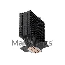 Кулер для процессора SAMA X40 (200W, 4-pin PWM, 133.5mm, 4x6mm, 1x100мм, 50.1CFM, 35.2dBA, 2600RPM, S: 1851/1700/1200/115X, AM5/AM4, черный)