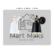 Светильник Ambrella light TR82212 WH/LW белый/светлое дерево E27 max 40W 230*130*190