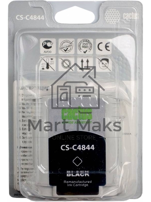 Картридж струйный Cactus CS-C4844 черный (72 мл) для №10 HP 2000/2500/1000/1100/1200