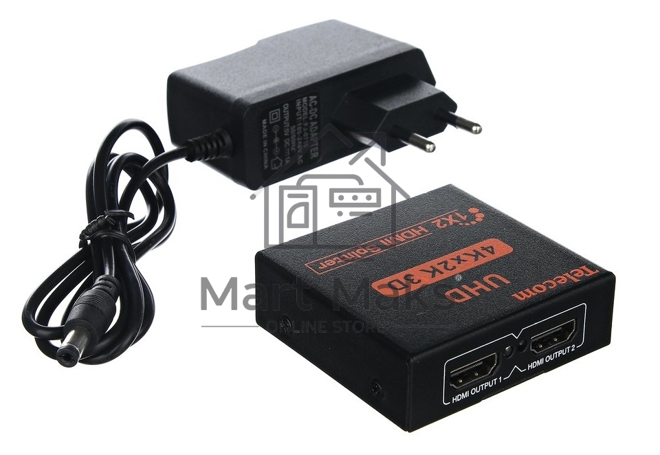 Разветвитель Telecom HDMI 1=>2 4k@30 HZ <TTS7000>