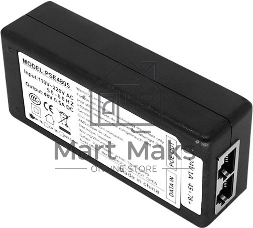 Инжектор PoE Digma DNP30W48GTAP 10/100/1000BASE-T 30Вт 100-240В(АС)