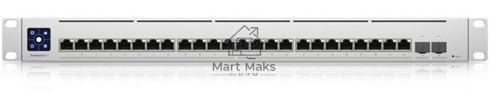 Коммутатор Ubiquiti Switch Enterprise XG 24 Layer 3 switch with (24) 10GbE RJ45 ports and (2) 25G SFP28 ports.