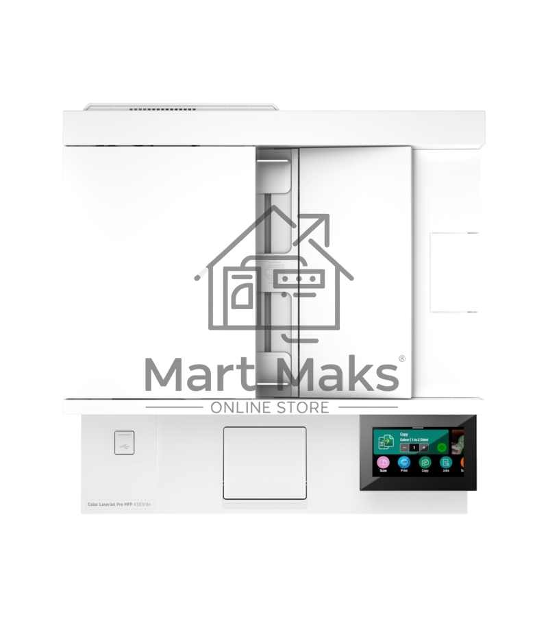 МФУ лазерный HP Color LaserJet Pro MFP 4303fdn (5HH66A), A4, цветной, печ. 35 стр/мин. (ч/б) 33 стр/мин. (цвет), скан. 44 стр/мин. (ч/б) 35 стр/мин. (цвет), 600 x 600 dpi (печать) 1200 x 1200 dpi (скан.), USB, Ethernet