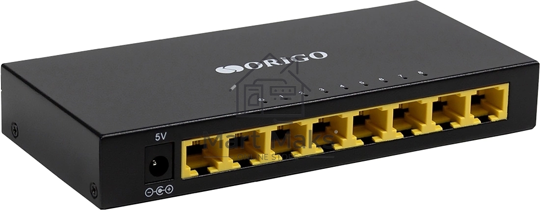 Неуправляемый 8-портовый коммутатор ORIGO OS1208/A1A 10/100 Мбит/с