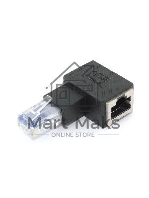 Удлинитель сетевого кабеля мама-папа угловой влево