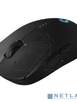 Мышь беспроводная/проводная Logitech G PRO черный, 25600 dpi, радиоканал, USB, кнопки - 7