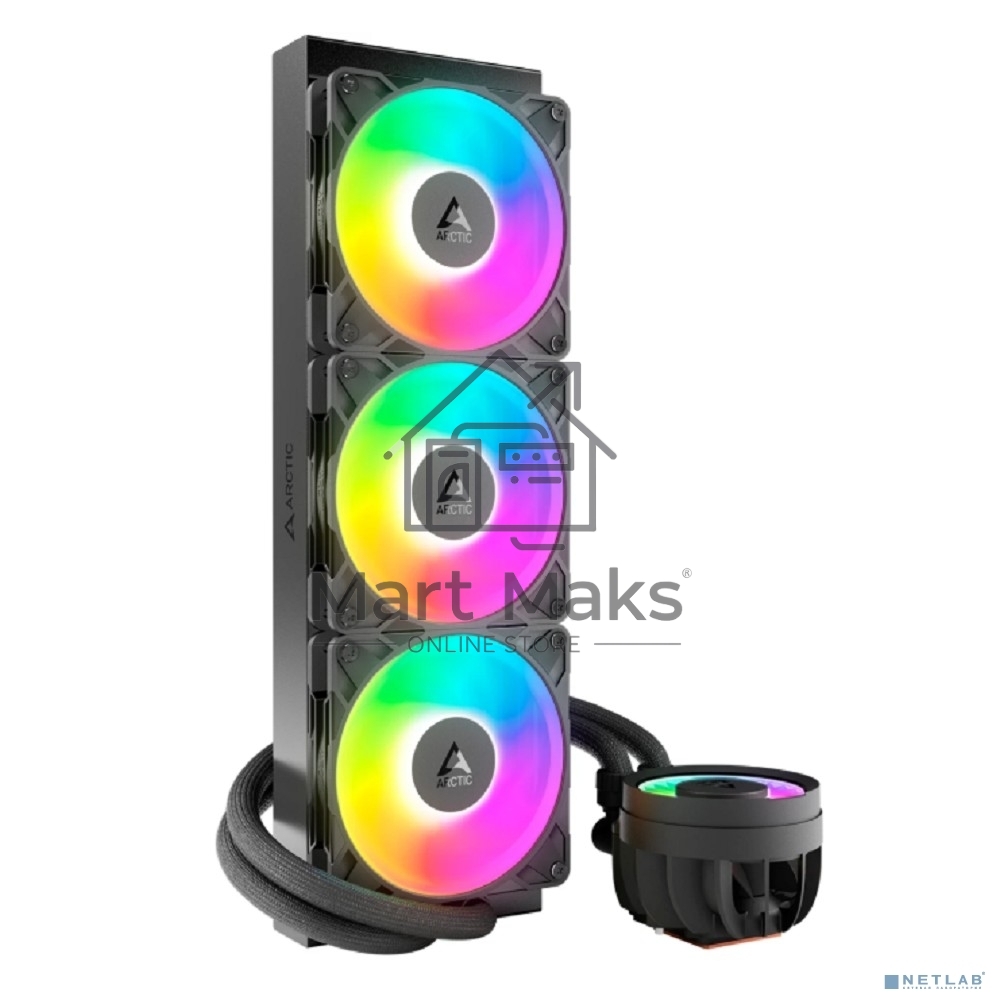 Система жидкостного охлаждения Arctic Cooling Liquid Freezer III Pro 360 ARGB ACFRE00184A черный 120мм алюминий+медь 2500rpm 31db 4-pin