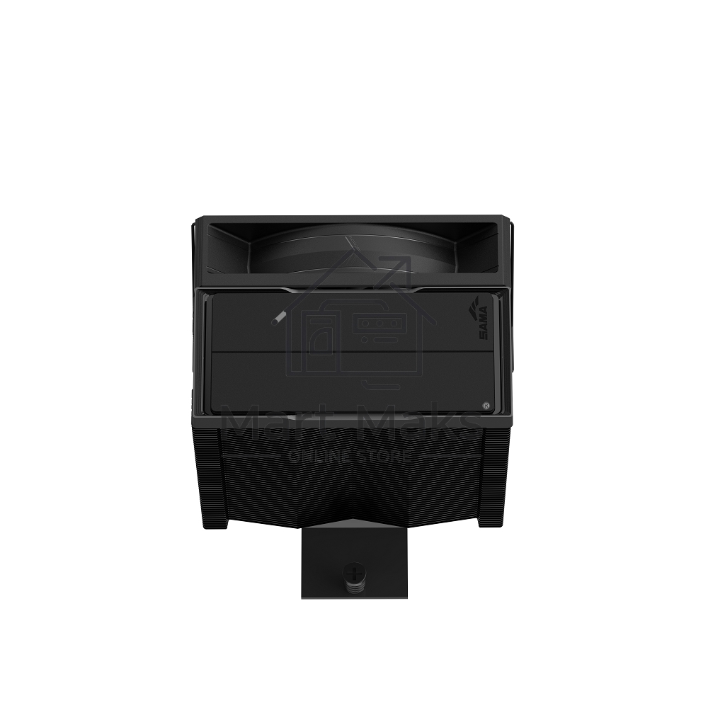 Кулер для процессора SAMA X40 (200W, 4-pin PWM, 133.5mm, 4x6mm, 1x100мм, 50.1CFM, 35.2dBA, 2600RPM, S: 1851/1700/1200/115X, AM5/AM4, черный)