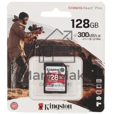 Флеш карта SDXC Kingston SDR2V6/128Gb Canvas React Plus w/o adapter 128Gb