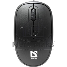 Мышь проводная Defender Datum MS-980 черный, 1000 dpi, USB, кнопки - 3