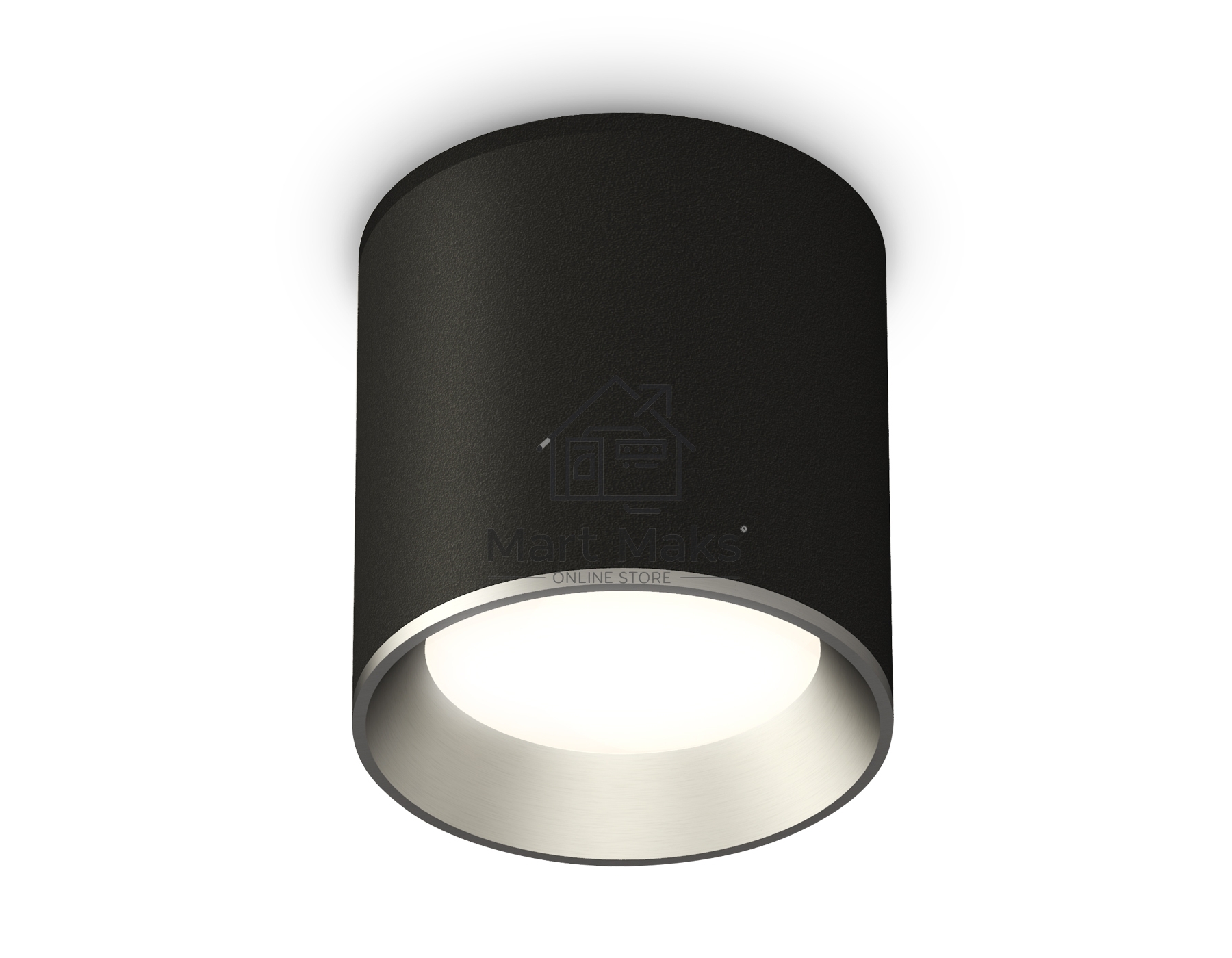 Светильник Ambrella Light XS6302003 SBK/PSL черный песок/серебро полированное MR16 GU5.3 (C6302, N6104)