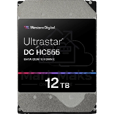 Жесткий диск HDD WD SAS 12Tb Ultrastar DC HC555 7200 12Gb/s 512Mb 1 year warranty