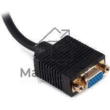 Переходник Buro DVI-D (m) VGA (f) 0.23м (BU-DVI-VGA) черный