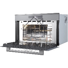 Встраиваемая микроволновая печь Korting KMI 830 GBXGr серый, 34 л, 900 Вт, переключатели - сенсор