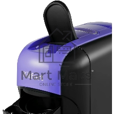 Кофемашина Kitfort КТ-7105-1 1450Вт черный/фиолетовый