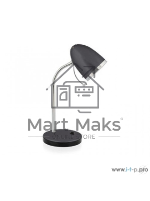 Светильник настольный Camelion KD-308 C02 черный (230V 40W E27)