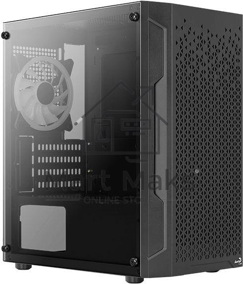 Компьютерный корпус Aerocool  / Formula / Formula Trinity Mini-G-BK v2 черный без БП mATX 1x120mm 2xUSB2.0 1xUSB3.0 audio