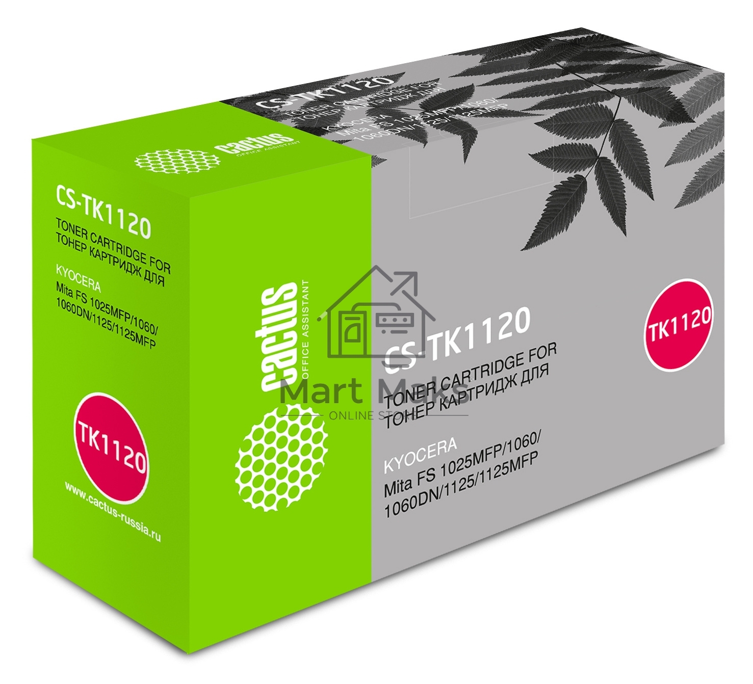 Картридж лазерный Cactus CS-TK1120BK черный (3000 стр.) для Kyocera Mita FS 1025MFP/1060/1060DN/1125/1125MFP