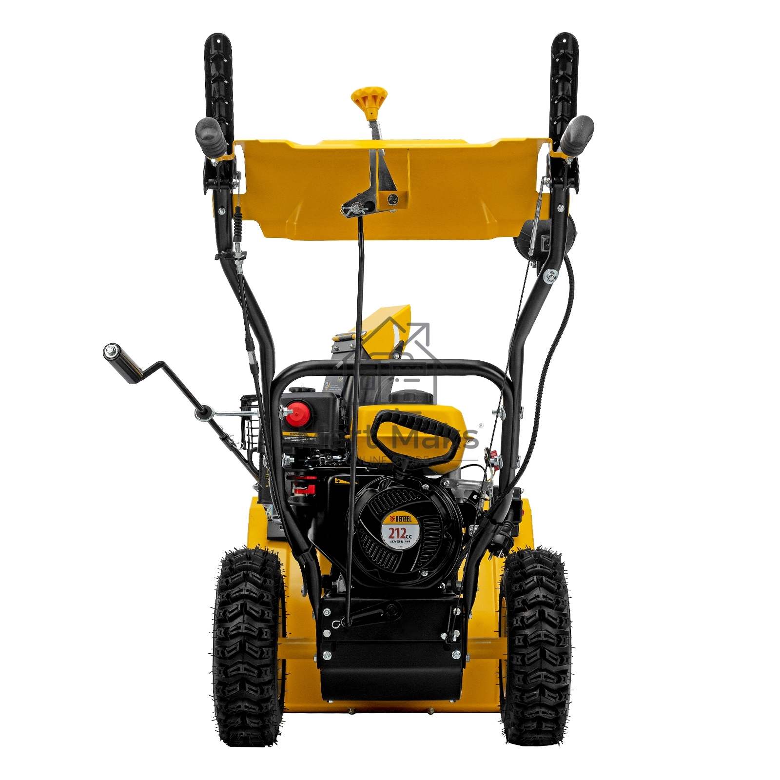 Бензиновая снегоуборочная машина SB 560 LP, 212cc, эл.старт, фара Denzel