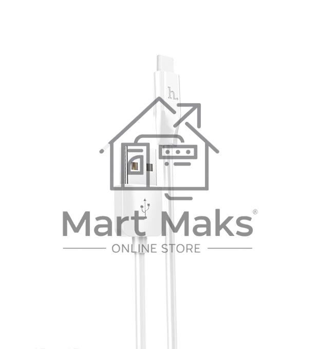 Кабель USB HOCO X1 Rapid, USB - Type-C, 2.1А, 1м, белый