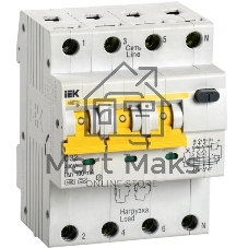Выключатель автоматический дифференциального тока IEK MAD22-6-032-C-100 АВДТ 34 C32 100мА