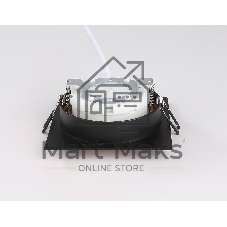 Светильник Ambrella light TN51918 BK/GD черный/золото GX53 max 12W 115*115*23