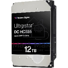 Жесткий диск HDD WD SAS 12Tb Ultrastar DC HC555 7200 12Gb/s 512Mb 1 year warranty